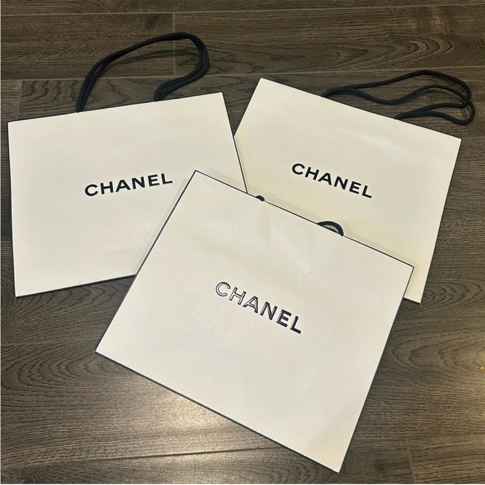 Chanel Paper Bags x3